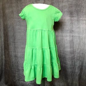 City Threads Girls Kelly Green Twirl Dress size 5.
